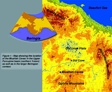 Map of the northern Yukon