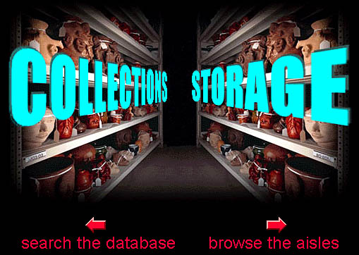 The Collections Storage Landing Page.
