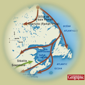 Carte - Canada atlantique - Canadian Geographic