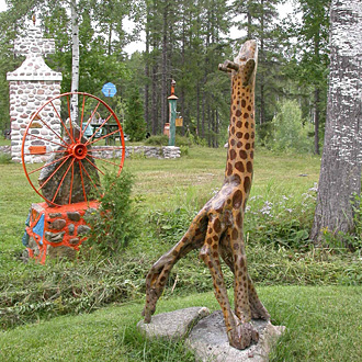 Girafe en bois - Archives, 2009-H0015.1.3.1.14