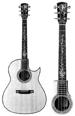 Cutaway Steel-String Guitar - CMC 92-14.1-2/S92-3504/CD95-652