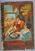Les femmes:  la fois  
clientes 
et modles, Simpson's Fall Winter 1923, page de couverture.