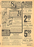 Chargement d'un camion de livraison, 
Dupuis Frres automne hiver 1931-1932, p.3.