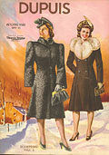 Les femmes comme consommatrices, 
Dupuis Frres automne hiver 1944-1945, page de couverture.