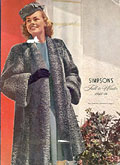 La clientle fminine 
cible, 
Simpson's Fall Winter 1945-1946, page de couverture.