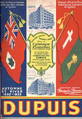 La coopration: 
cl du succs, 
Dupuis Frres automne hiver 1932-1933, page de couverture.