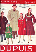 The family catalogue, Dupuis 
Frres 
Automne hiver 1952-53, cover.