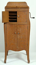 Gramophone mcanique Victrola 
VV-X, 
modle de plancher, Victor Talking Machine, vers 1907.