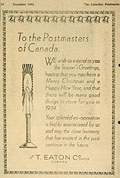 Annonce publicitaire d'Eaton dans The 
Canadian Postmaster, 1933, p.16.