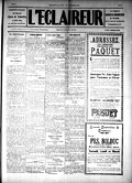 Annonce publicitaire pour le comptoir 
postal, L'claireur 29 septembre 1910.