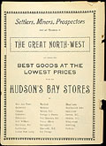 Annonce du catalogue destin 
 la 
clientle du Nord-Ouest, Hudson's Bay Company Fall 1901, 
quatrime de 
couverture.