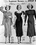 Stepping out in style, Eaton's Spring 
Summer 1937, p.1.