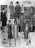 Pretty outfits for women, Eaton's 
Spring Summer 1930, p.12.