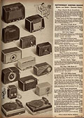 Assortment of radios, Eaton's Spring 
Summer 1952, p.309.
