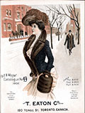 Faites confiance  Eaton, 
Eaton's Fall 
Winter 1902-1903, page de couverture.
