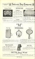 Linge de maison et accessoires de 
toilette, Hudson's Bay Company Fur Trade Depot catalogue, vers 1934, 
p.46.