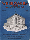 Page de couverture, Woodward's Spring 
Summer 1924. 