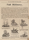 Fall millinery, Eaton's Fall Winter 
1896-97, p.15.