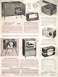 Radios, record players, and TVs, 
Eaton's Christmas 1956, p.183.