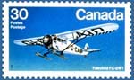 Fairchild FC-2W Canadian postage stamp