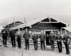 North-West Mounted Police Officers, Yukon, ca. 1899 