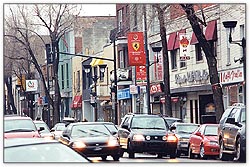 Little Italy, Saint-Laurent Blvd., Montreal, Quebec, 2002
Photo: Mauro Peressini, CMC CD2004-0445 D2004-6145