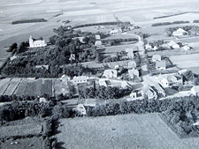 Aerial view of Spandet, year unknown.