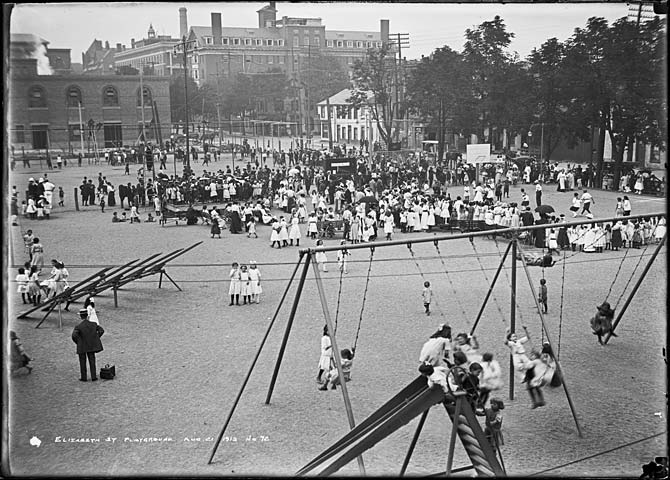 Elizabeth Street playground, ca 1913