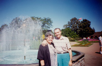 Connie and Chris in Niagara Falls, Ontario, early 1990s.