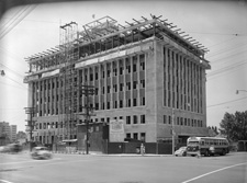 New Toronto Transit Commission head office under construction, 1957
