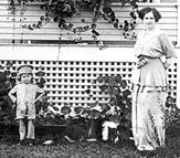 Nellie McClung with her son Mark