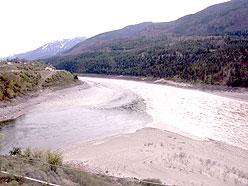 Confluence of Fraser and Thompson Rivers