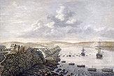 A view of the taking of Quebec City , September 13, 1759