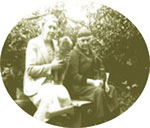 Emily Carr (R) and Kate Stovel Mather, c.1939., © CMC/MCC, 101377-B
