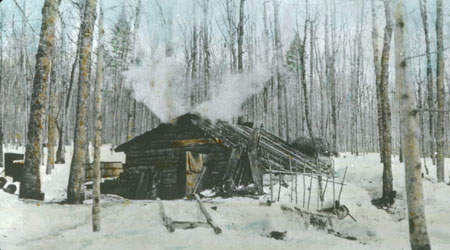Vincent Lessard's sugar camp in Beaupr, Qubec, 1919., © CMC/MCC, J.G. Morel, 79219 LS