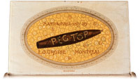 Cigar box label : Peg Top