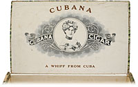 Cigar box label : Cubana