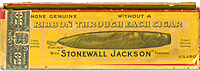 Cigar box label : Stonewall Jackson