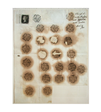 Obliteration trials using Mr. Thomas Watson's ink