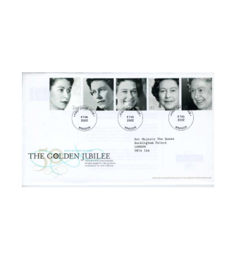 2002 Golden Jubilee, official stamps covers