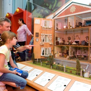 Visitors exploring toys & games