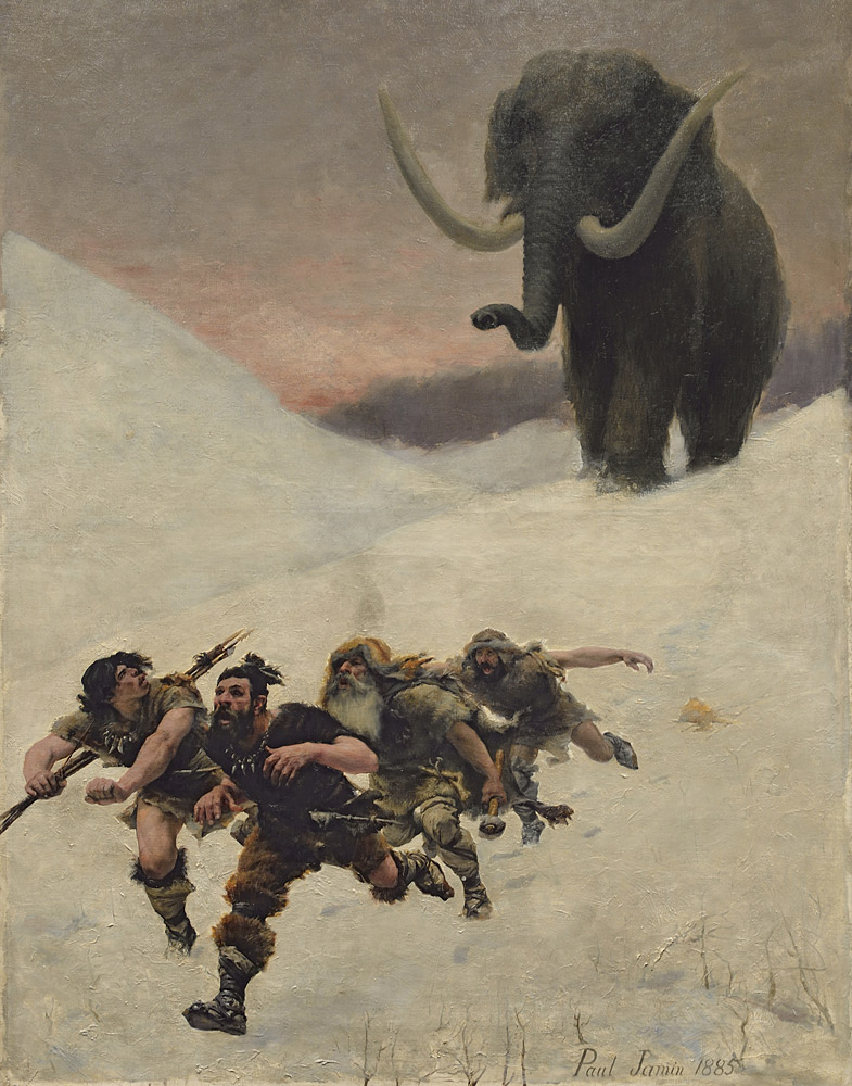 Fleeing a Mammoth