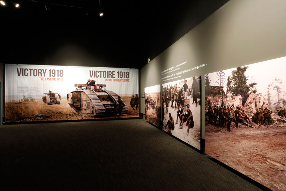 Exposition au Musée canadien de la guerre.