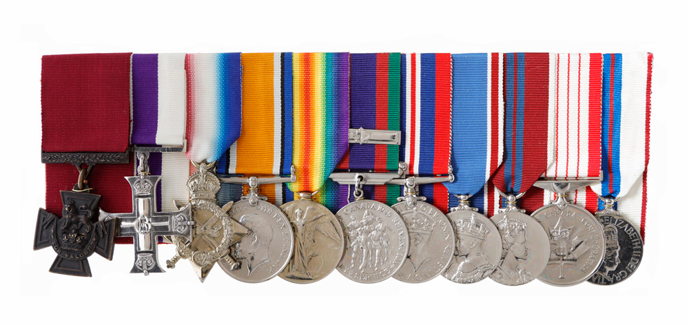 Set of 11 military medals, including a Victoria Cross
