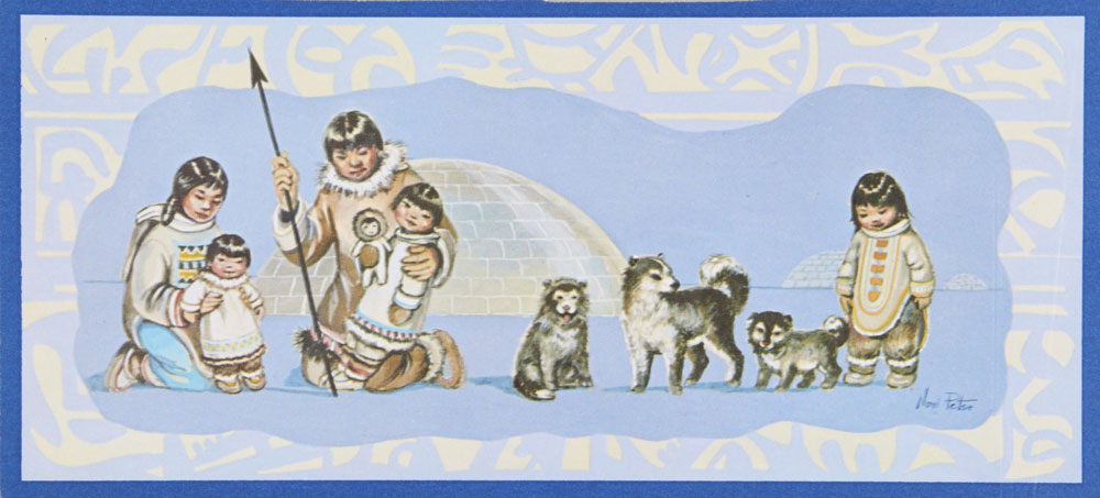 Christmas card made in Newfoundland and Labrador. Canadian Museum of History, 2013.50.88