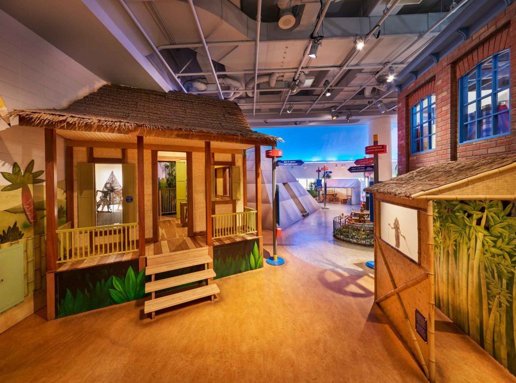 The Indonesia module in the Canadian Children’s Museum, at the Canadian Museum of History. 