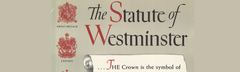 The Statute of Westminster