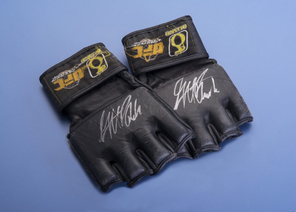 Gloves worn by Georges St-Pierre