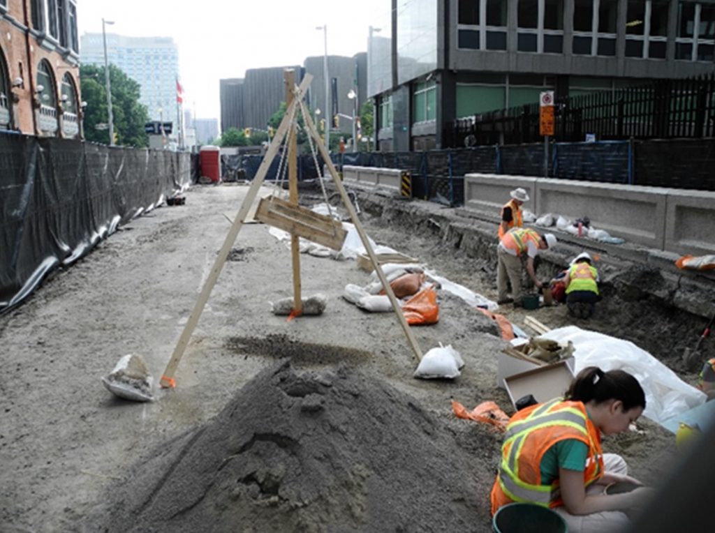 Queen Street excavations, summer 2014