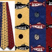 James Hart Salmon Tie:: Cravate